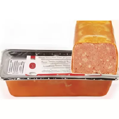 Duck meat terrine with orange