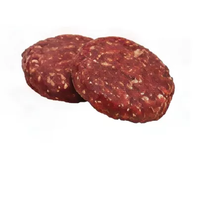 Hunted deer burger