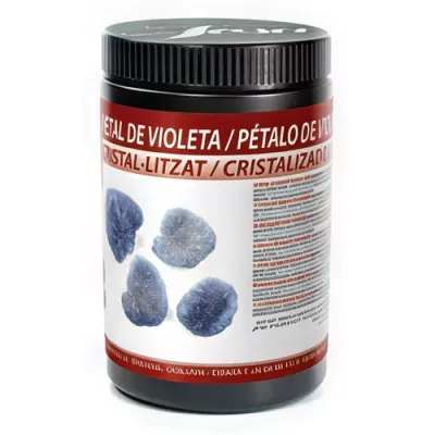 Petali di viola cristallizzati