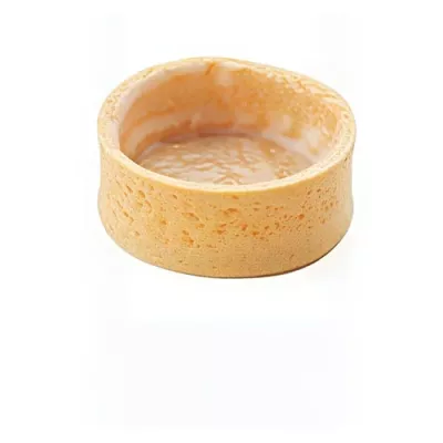 Small sweet round tart shell