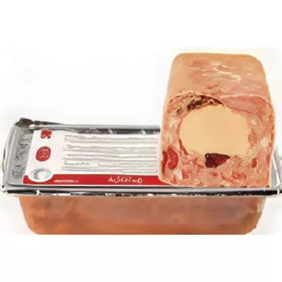 Pigeon and duck foie gras terrine