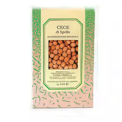 Organic Spello chickpeas (Cicer arietinum)