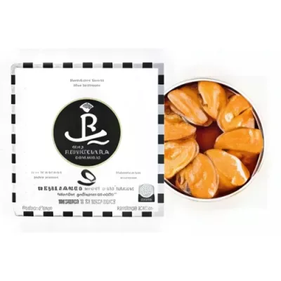 7/9 pcs. per tin Mussel "Premium" in escabeche