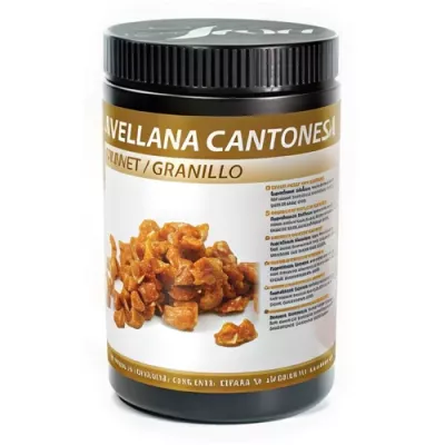 Caramelised Canton-style hazelnut nibs