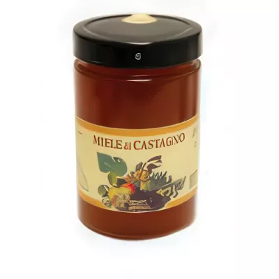 Organic chestnut honey (Castanea sativa)