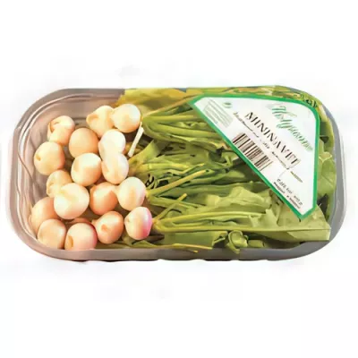 Baby turnips (Brassica rapa)