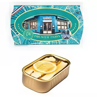 Sturgeon in extra virgin olive oil with lemon