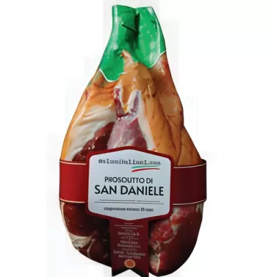 San Daniele PDO dry-cured ham boneless, aged minimum 20–22 months