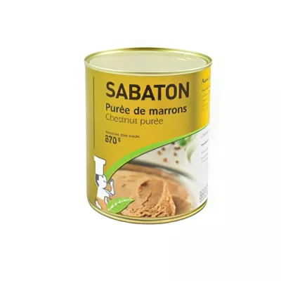 Natural chestnut purée