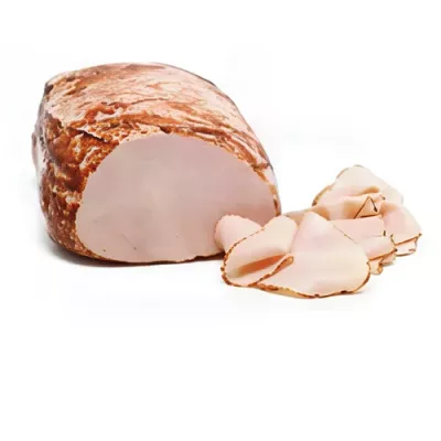 Honey-infused smoked turkey fillet