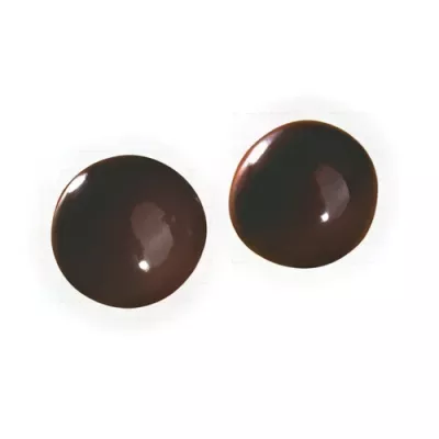 Hazelnuts coated in dark chocolate