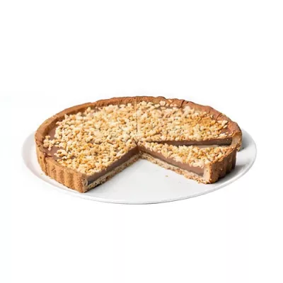 Vegan Hazelnut Cream and Orange Tart