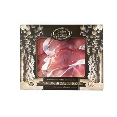 Culatello di Zibello PDO pre-sliced in tray
