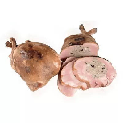 Deboned and stuffed quail