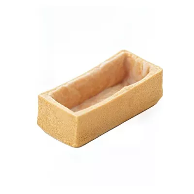 Large sweet rectangular tart shell