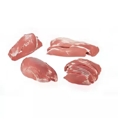 Leg cut in 4 of hunted boar piglet